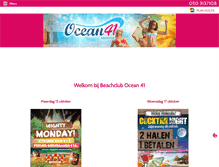 Tablet Screenshot of ocean41.nl